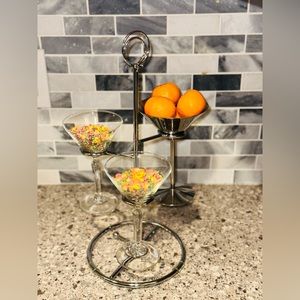 🆕 Deluxe 3-Glass Flight Holder NEW